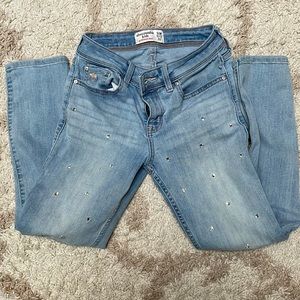 Abercrombie kids girlfriend jeans; 11/12 slim